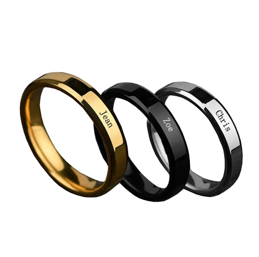 Ring mit personalisierbaren Namen